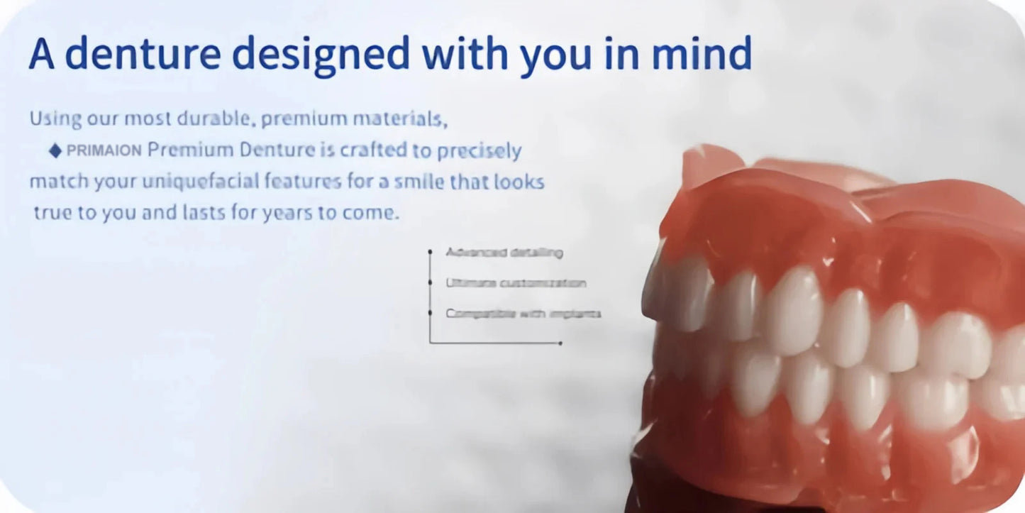 šEnds Today: 70% OFF! ā°PRIMAION⢠Medical Full Denture with Strong Suction
