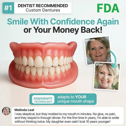 🌎Ends Today: 70% OFF! ⏰PRIMAION™ Medical Full Denture with Strong Suction