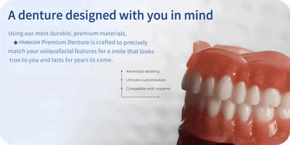 🌎Ends Today: 70% OFF! ⏰PRIMAION™ Medical Full Denture with Strong Suction