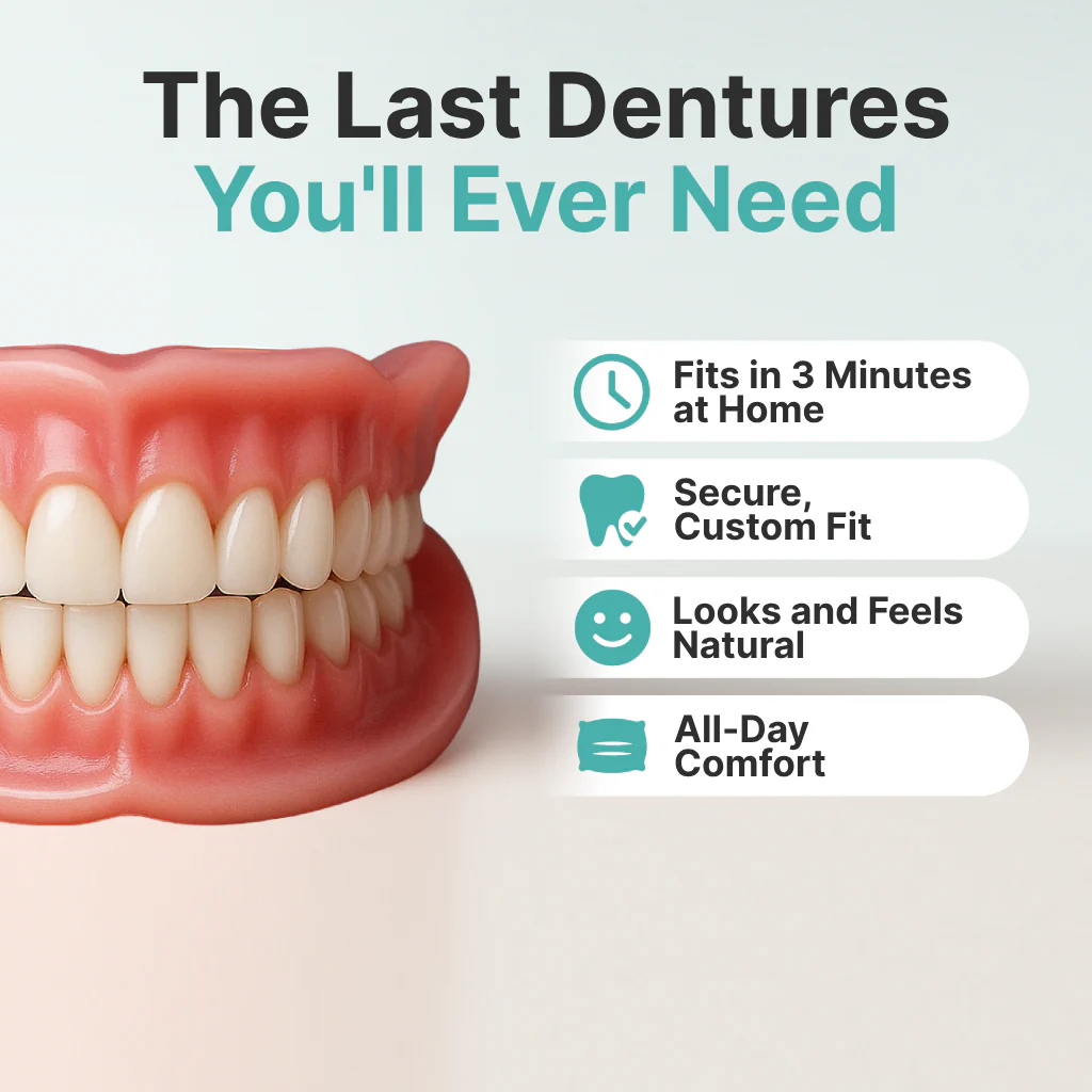 🌎Ends Today: 70% OFF! ⏰PRIMAION™ Medical Full Denture with Strong Suction