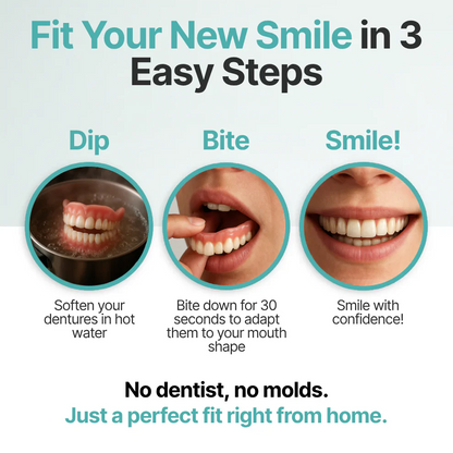 🌎Ends Today: 70% OFF! ⏰PRIMAION™ Medical Full Denture with Strong Suction