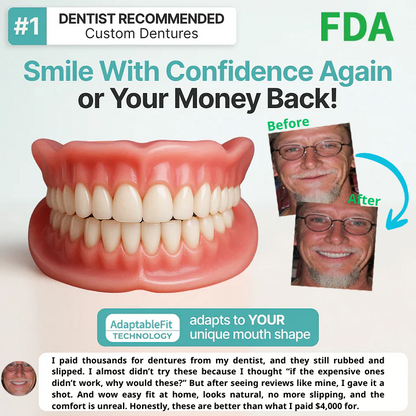🌎Ends Today: 70% OFF! ⏰PRIMAION™ Medical Full Denture with Strong Suction